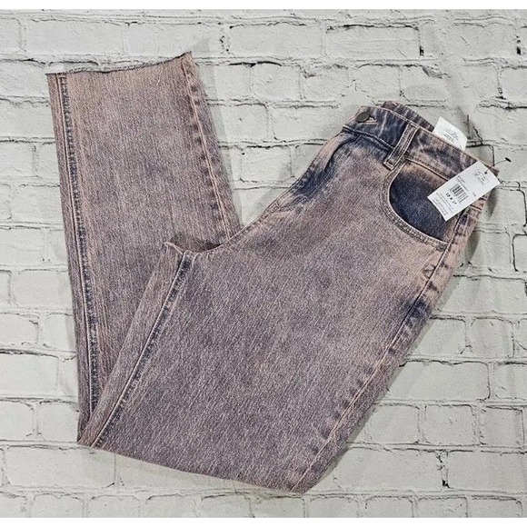 Volcom Stoned Straight High Rise Straight Leg Light Wash Jeans WOMENS SZ 28X27 - Picture 5 of 8